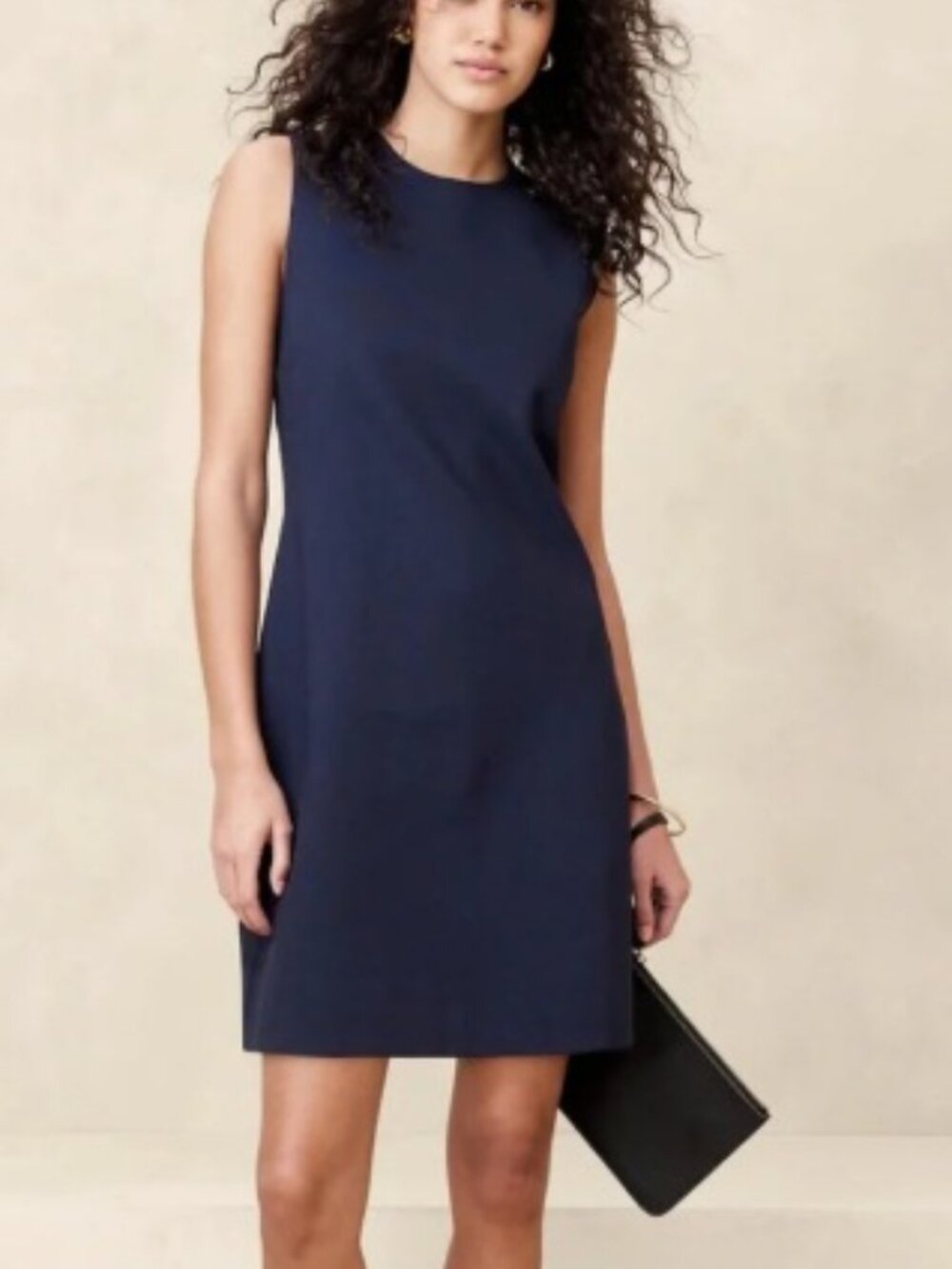 NWT Everywhere Ponte Sheath Dress size 4 Navy $160 retail work career
